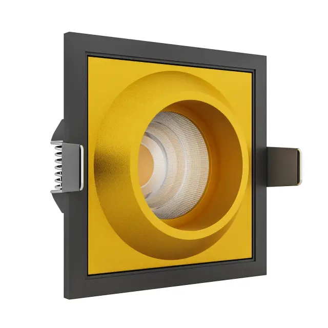Точечный светильник Ledron GIZA SQ Black-Gold — черный