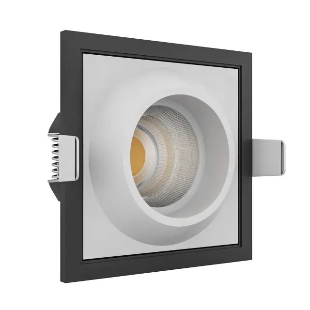 Точечный светильник Ledron GIZA SQ Black-White — черный