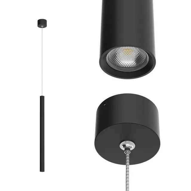 Светильник Ledron HL012-BLK — черный, ракурс 2