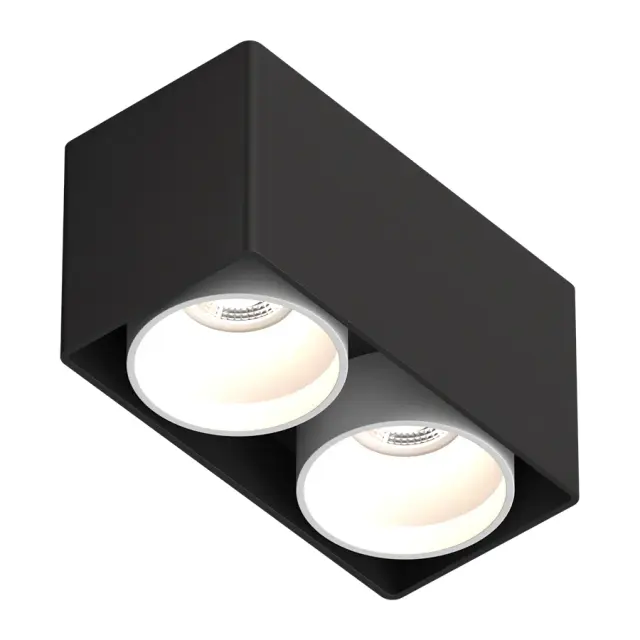 Точечный светильник Ledron KEA 2 ED GU10 Black-White — черный