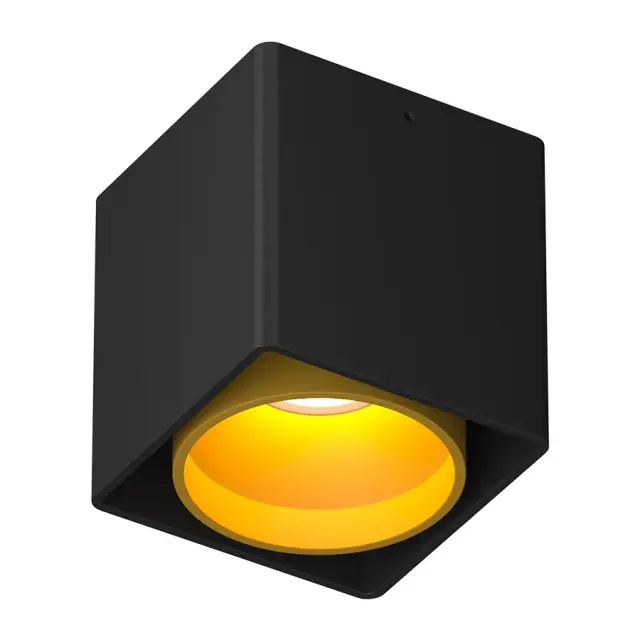 Точечный светильник Ledron KEA ED GU10 Black-Gold — черный