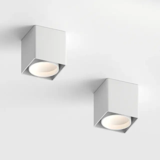 Точечный светильник Ledron KEA ED GU10 White — белый, ракурс 2