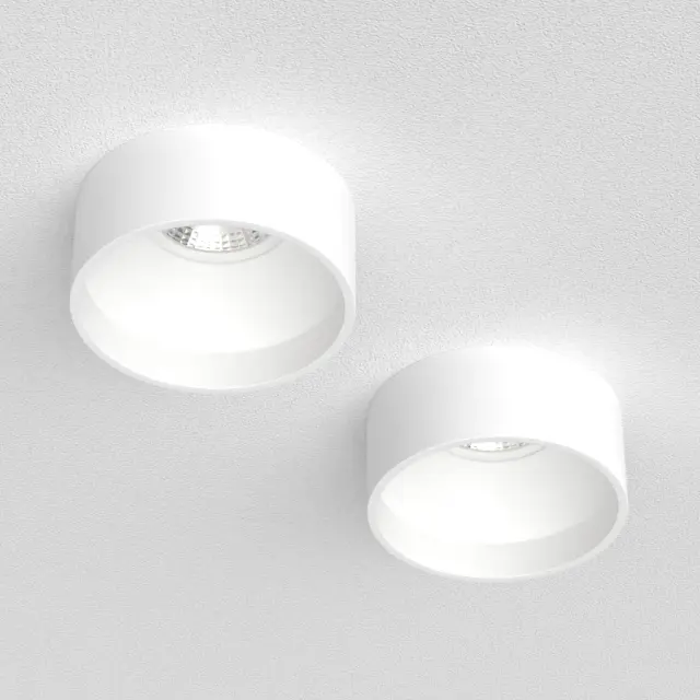 Точечный светильник Ledron KEA GU10 White — белый, ракурс 2
