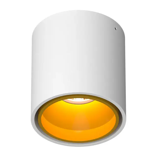 Точечный светильник Ledron KEA R ED GU10 White-Gold — белый