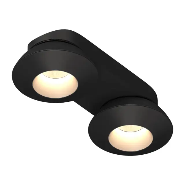 Точечный светильник Ledron KRIS SLIM 2 Black-Grey — черный