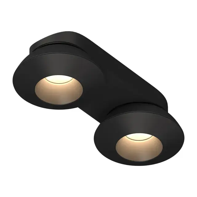 Точечный светильник Ledron KRIS SLIM 2 Black — черный