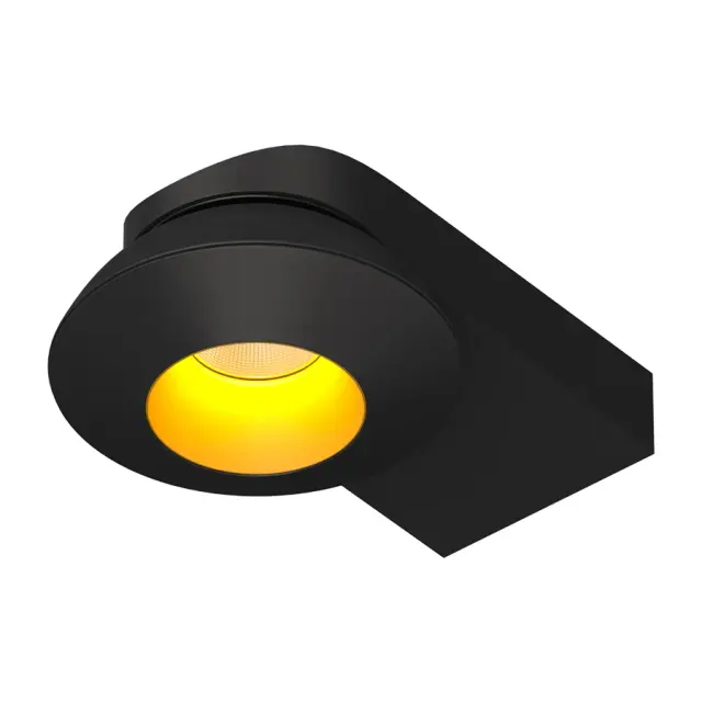 Точечный светильник Ledron KRIS SLIM Black-Gold — черный