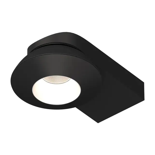 Точечный светильник Ledron KRIS SLIM Black-White — черный