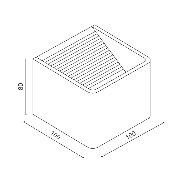 Бра Ledron LD1100/6W White — белый, ракурс 3