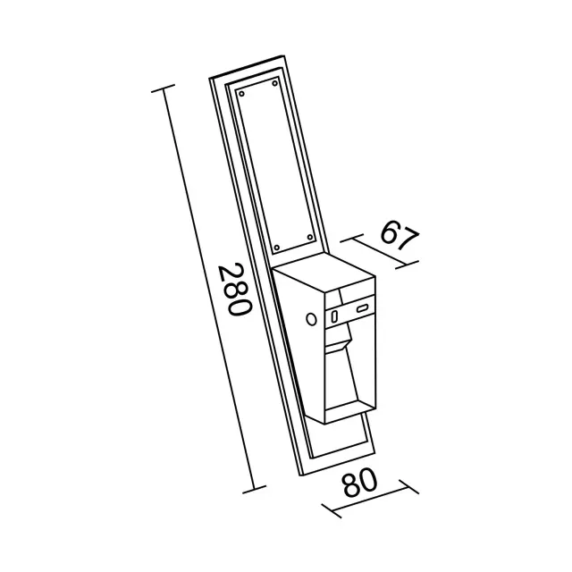 Бра Ledron LD12260-6W Wooden Black — черный, ракурс 4