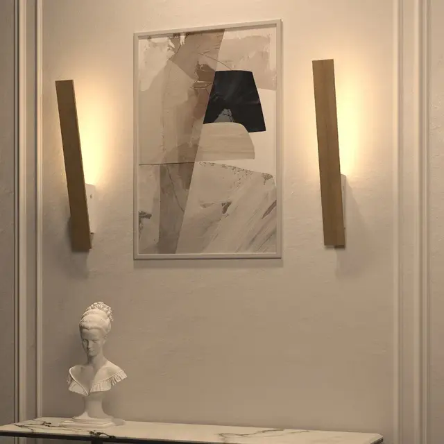Бра Ledron LD12500-12W Wooden White — белый, ракурс 7