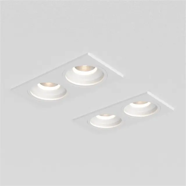 Точечный светильник Ledron LEVEL SQ2 White TRIAC — белый, ракурс 3