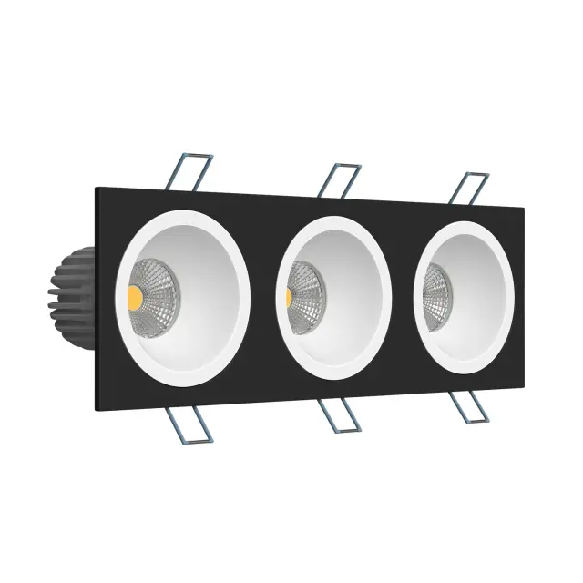 Точечный светильник Ledron LH07H-R SQ3 Black-White 30W 4000K DIM TRIAC — черный