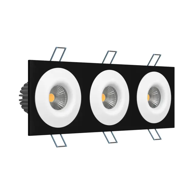 Точечный светильник Ledron LH07S-R SQ3 Black-White — черный