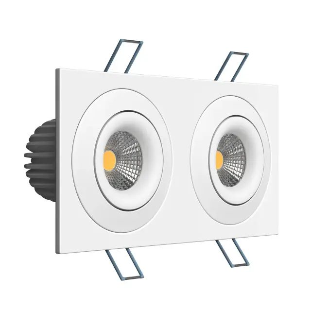 Точечный светильник Ledron LH07SB-R SQ2 White 20W 3000K DIM TRIAC — белый