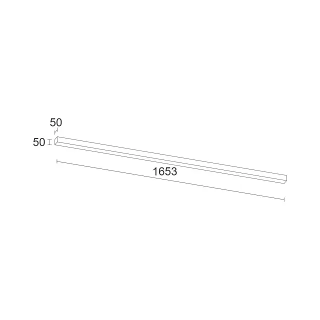 Светильник Ledron LINE BRITTO 1653 White 3K — белый, ракурс 3
