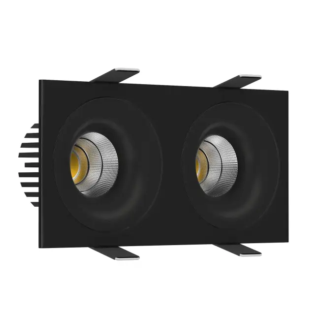 Точечный светильник Ledron LOFT SQ2 Black — черный