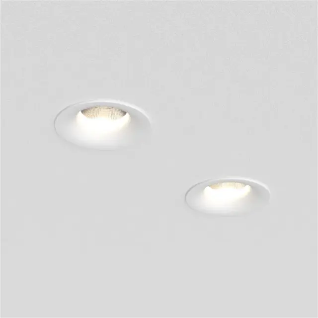 Точечный светильник Ledron LOFT White TRIAC — белый, ракурс 3