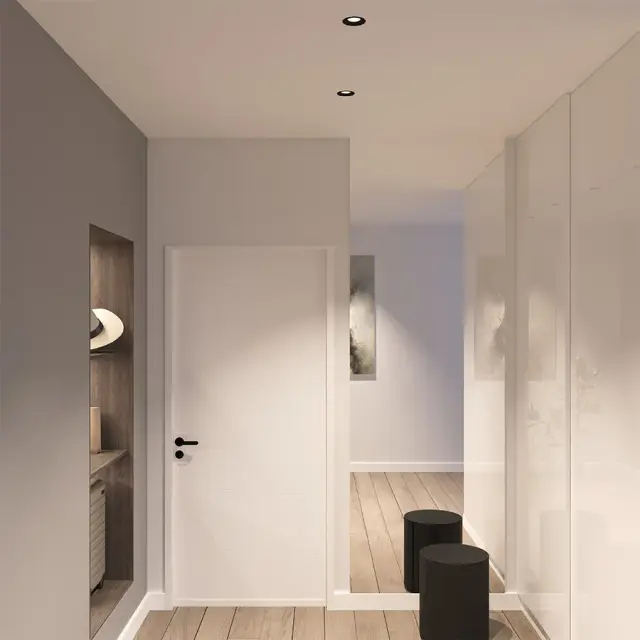 Точечный светильник Ledron LOFT White TRIAC — белый, ракурс 8