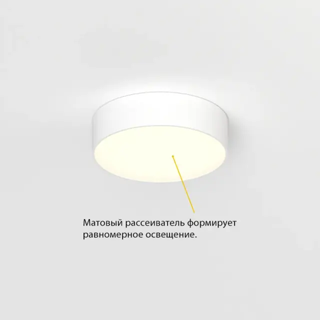 Точечный светильник Ledron LTD0291-16W-Y 3000K — белый, ракурс 3