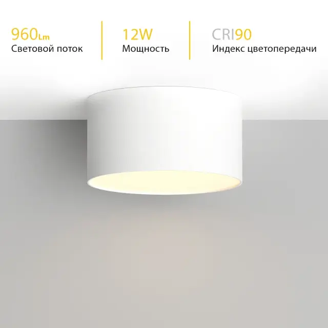 Точечный светильник Ledron LXS0812-12W 4000K — белый