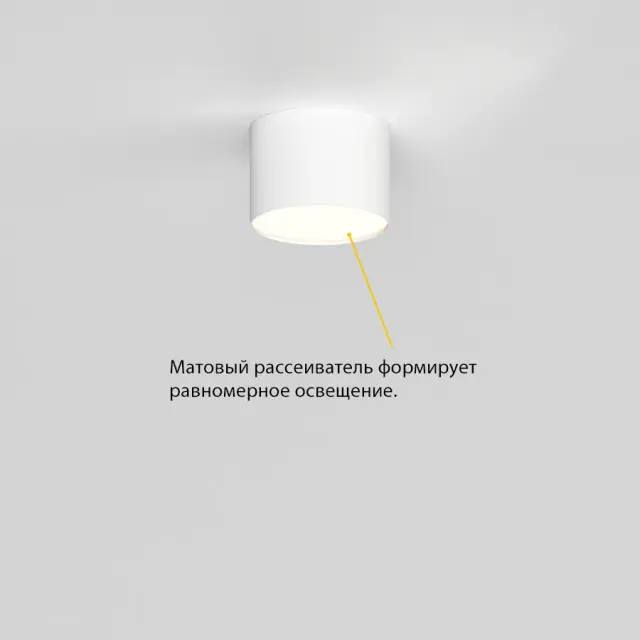 Точечный светильник Ledron LXS0812-8W 4000K — белый, ракурс 3