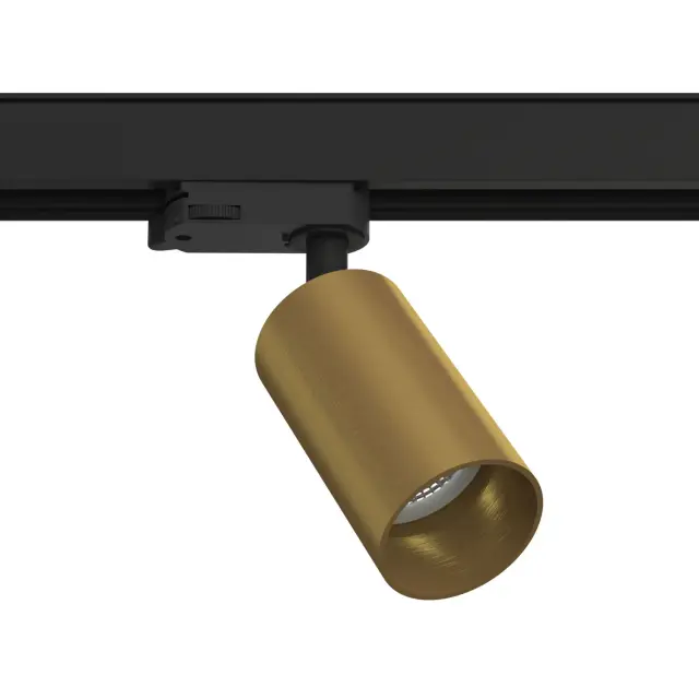 Светильник для однофазного трека Ledron MJ-1185 Gold — черный, ракурс 2