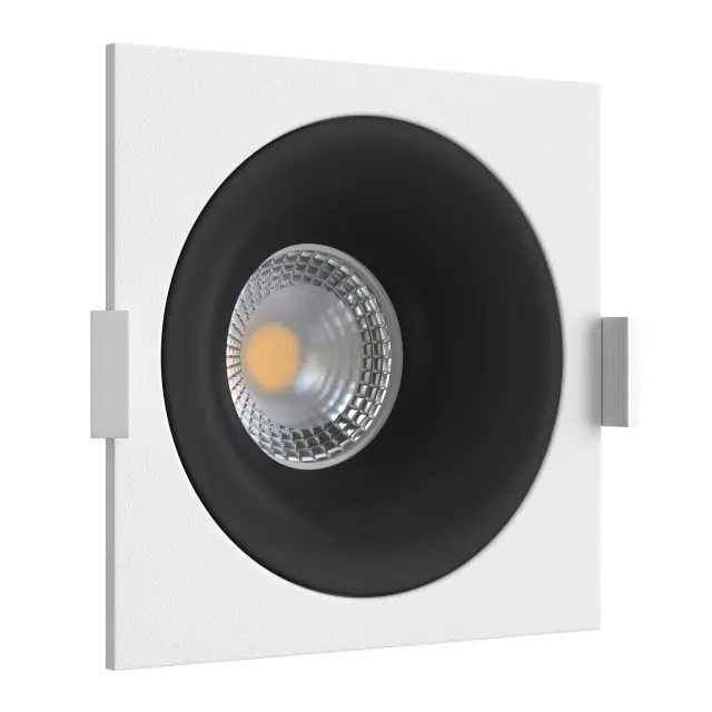 Точечный светильник Ledron MJ1003 SQ White-Black — белый