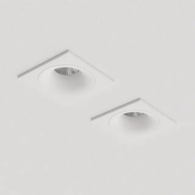 Точечный светильник Ledron MJ1003 SQ White — белый, ракурс 3