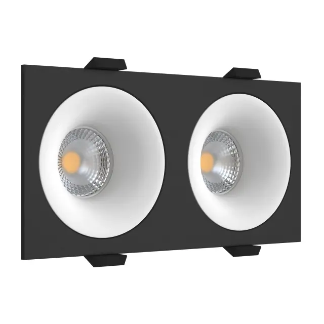 Точечный светильник Ledron MJ1003 SQ2 Black-White — черный