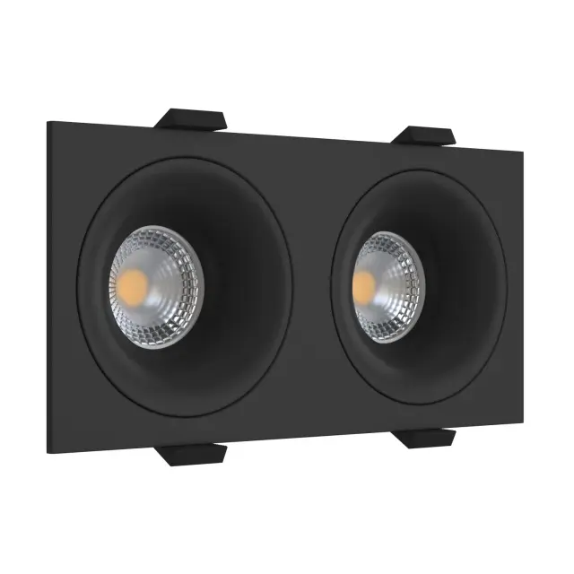 Точечный светильник Ledron MJ1003 SQ2 Black — черный
