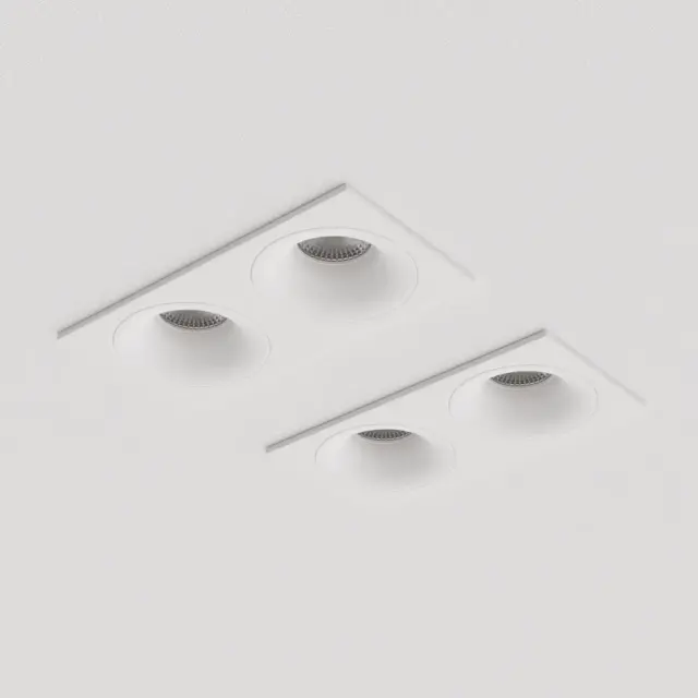 Точечный светильник Ledron MJ1003 SQ2 White — белый, ракурс 3