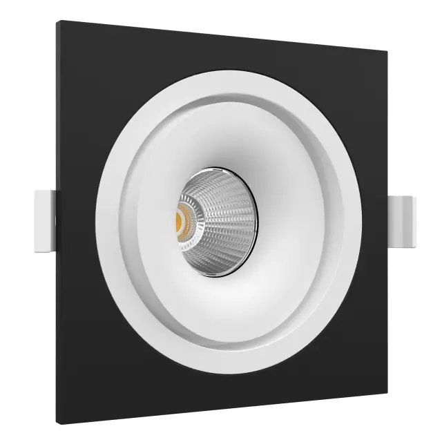 Точечный светильник Ledron MJ1006 SQ Black-White — черный