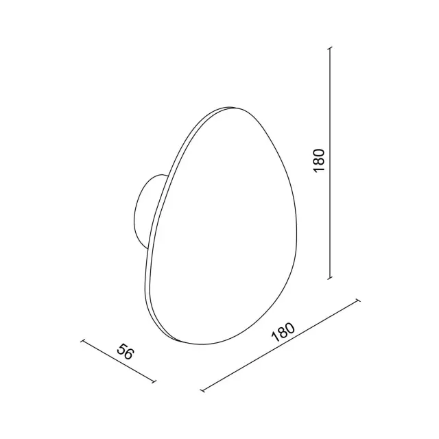 Бра Ledron MW-8409 — белый, ракурс 3