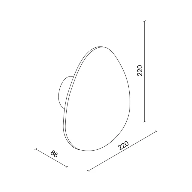Бра Ledron MW-8410 — белый, ракурс 6