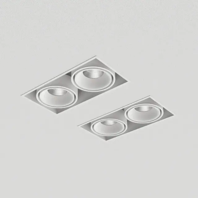 Точечный светильник Ledron NORDEL 2 White (Triac) — белый, ракурс 2