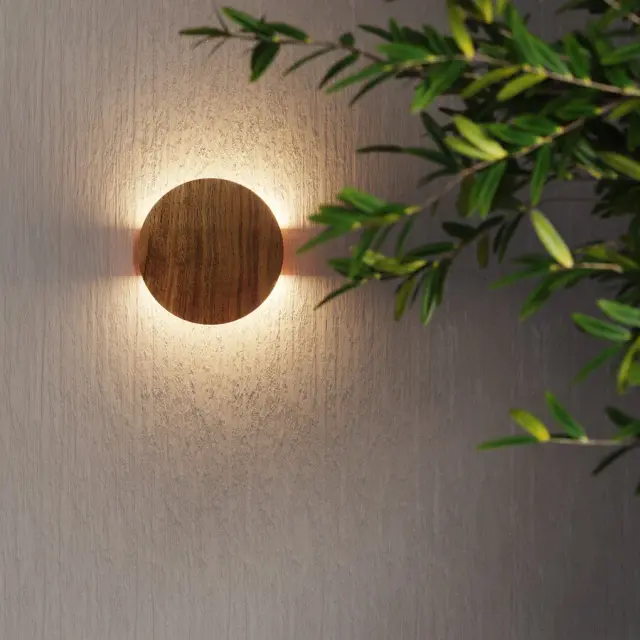 Встраиваемый в стену светильник Ledron ODL044 Wooden — коричневый, ракурс 5