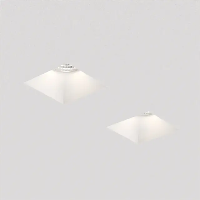 Точечный светильник Ledron RISE SQ H KIT1 White — черный, ракурс 2
