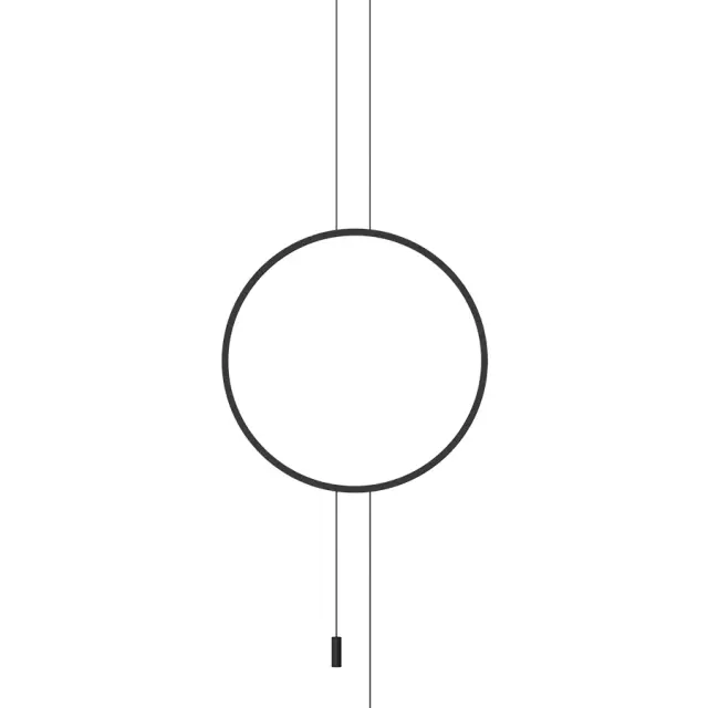 Светильник Ledron Ring AP1-L BK — черный, ракурс 2