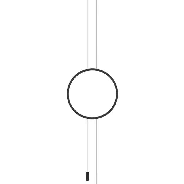 Светильник Ledron Ring AP1-S BK — черный, ракурс 3