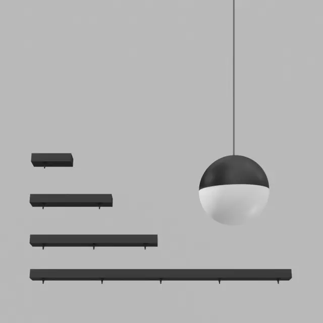 Светильник Ledron SAGITONY E5 T128 Black — черный