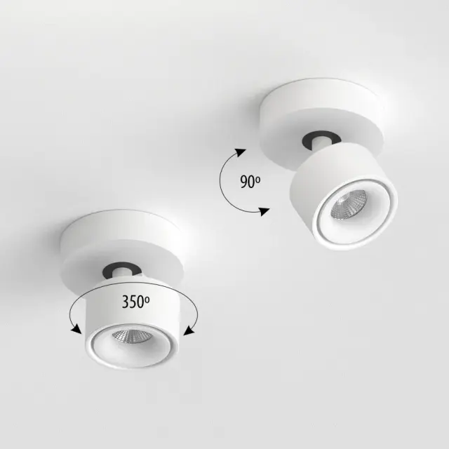 Спот Ledron SAGITONY R1 S75 Dim Black — черный, ракурс 5