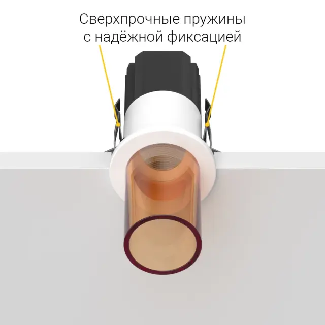 Точечный светильник Ledron SL74213/7W White+Amb — белый, ракурс 6