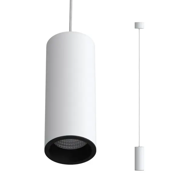 Светильник Ledron SLC7391/7W-P White-Black TRIAC — белый, ракурс 2
