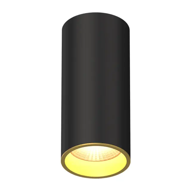 Точечный светильник Ledron SLC7392/12W Black-Gold — черный