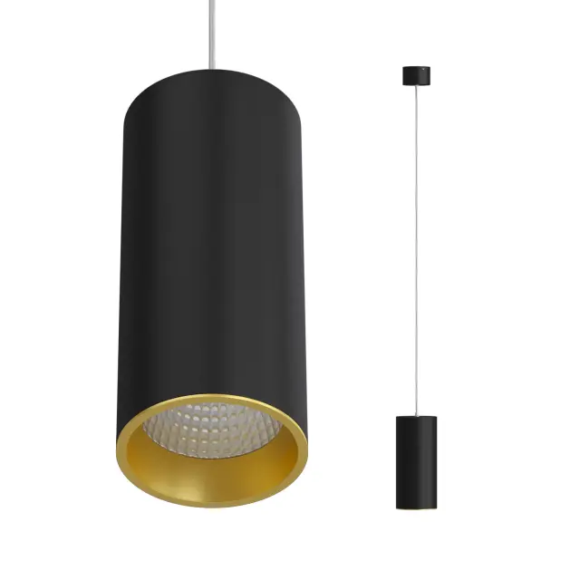 Светильник Ledron SLC7392/12W-P Black-Gold — черный, ракурс 2