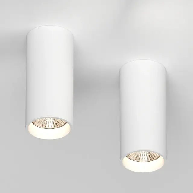 Точечный светильник Ledron SLC7392/12W WHITE — белый, ракурс 3