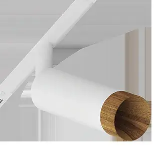 Светильник для магнитного трека Ledron Sagi S40 Wooden Wh 3000K — белый