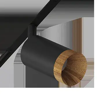 Светильник для магнитного трека Ledron Sagi S60 Wooden Bl 3000K — черный