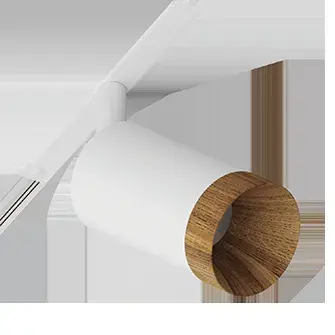 Светильник для магнитного трека Ledron Sagi S60 Wooden Wh 3000K — белый